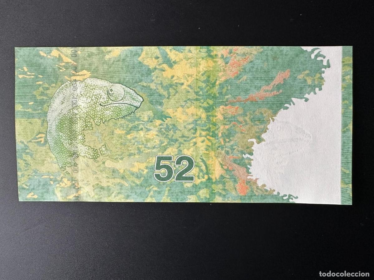 Billetes extranjeros: AW-301 Test Arjo Wiggins Security Chameleon Camale&oacute;n 52 Specimen