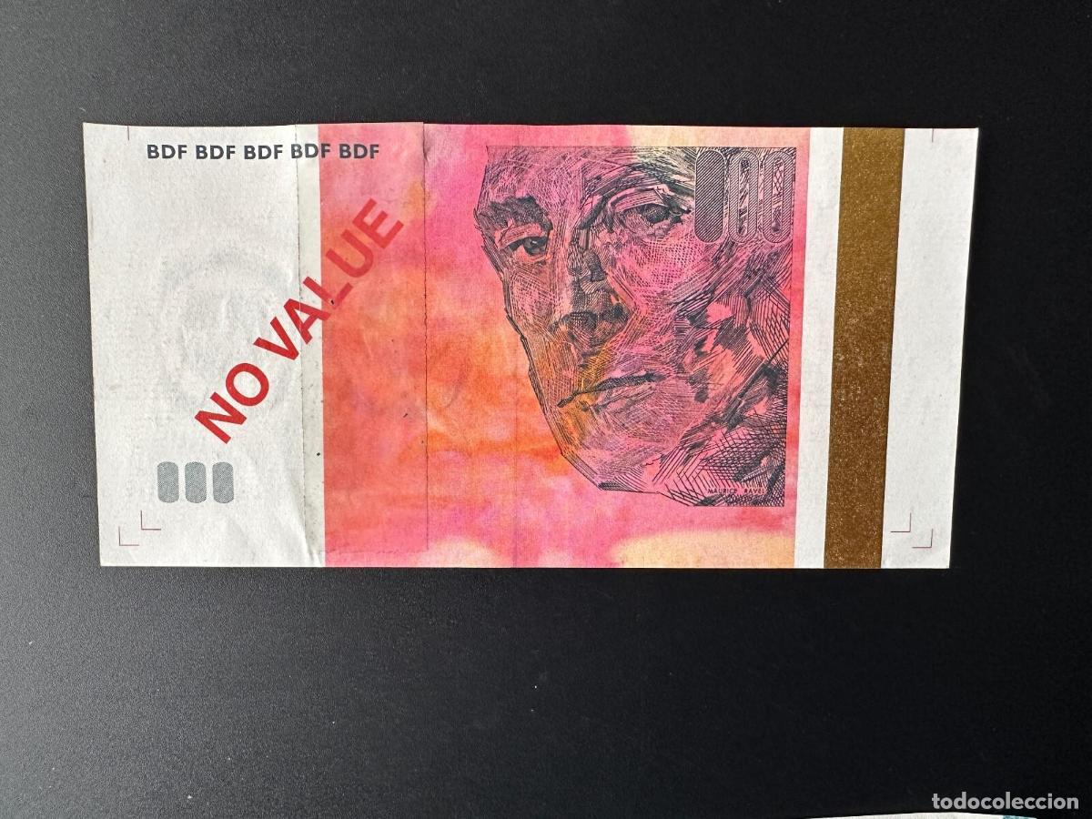 Billetes extranjeros: Billete de Prueba Banco de Francia Maurice Ravel 20 &euro;