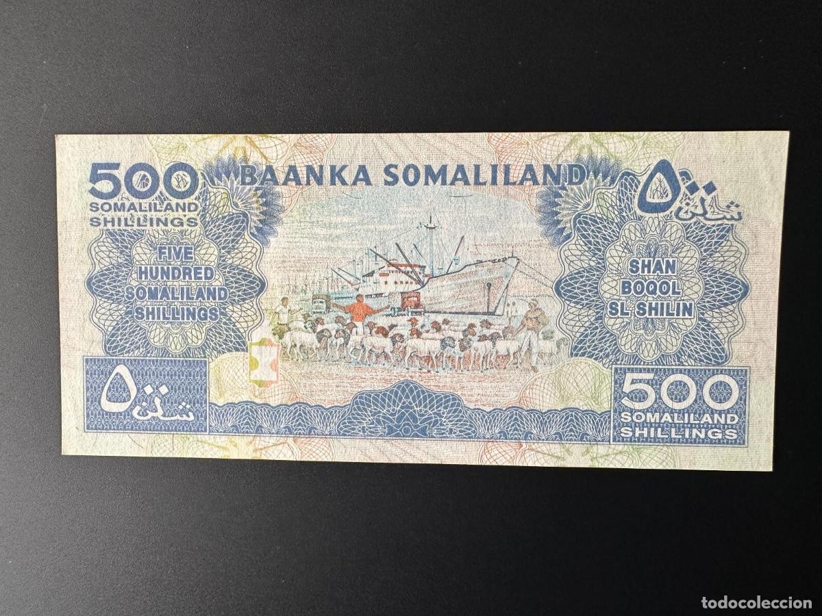 Billetes extranjeros: Somalia 2006 Billete Specimen 500 Chelines SIN NUMERACI&Oacute;N PURA Group UNC