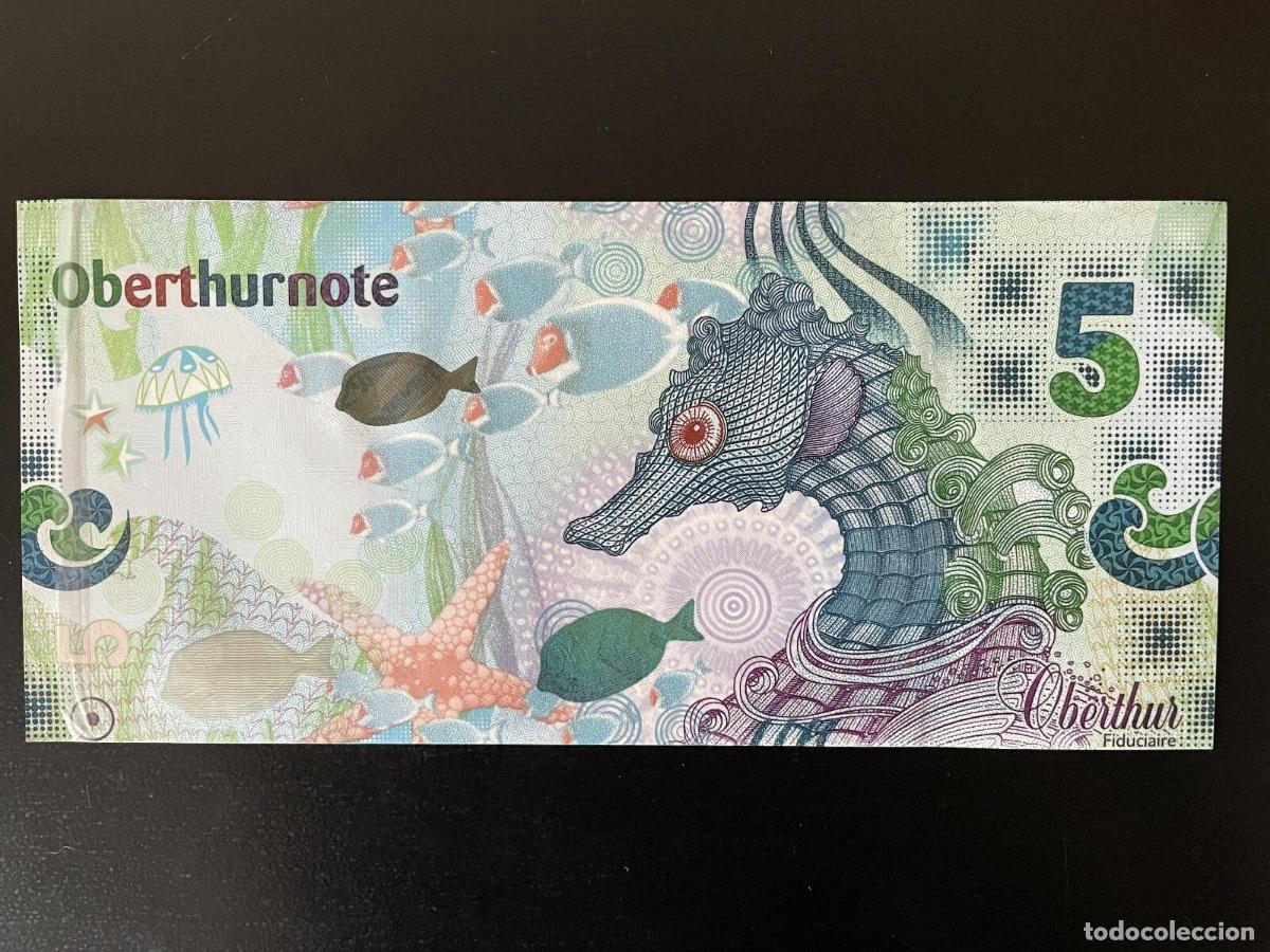 Billetes extranjeros: VARIEDAD FCO-264 Billete Prueba OBERTHUR FIDUCIAIRE Francia &rdquo;SEA HORSE&rdquo; 2012