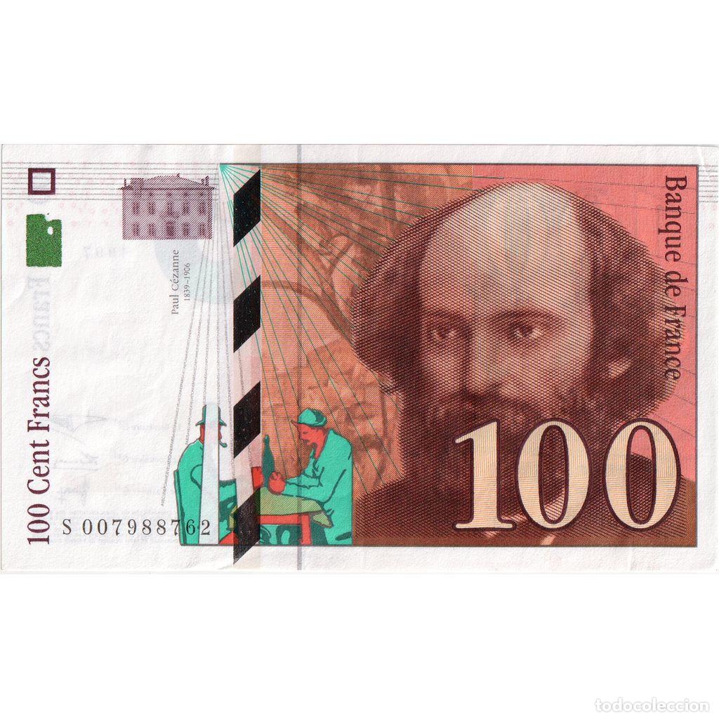 Billetes extranjeros: [#1242873] Francia, 100 Francs, C&eacute;zanne, 1997, S.007, EBC
