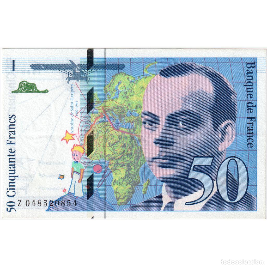 Billetes extranjeros: [#1233015] Francia, 50 Francs, St Exup&eacute;ry, 1999, Z048520854, MBC+