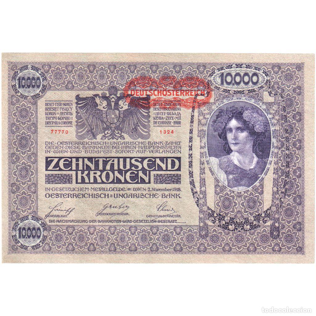 Billetes extranjeros: [#1234182] Austria, 10,000 Kronen, 1918-11-02, UNC