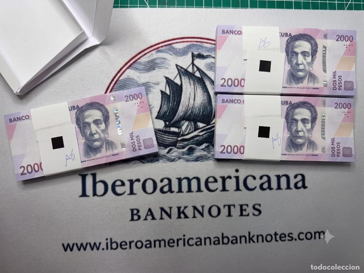 Billetes extranjeros: 2000 pesos Cuba 2026