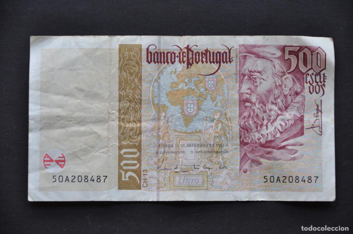 Billetes extranjeros: PORTUGAL - 500 ESCUDOS 1997