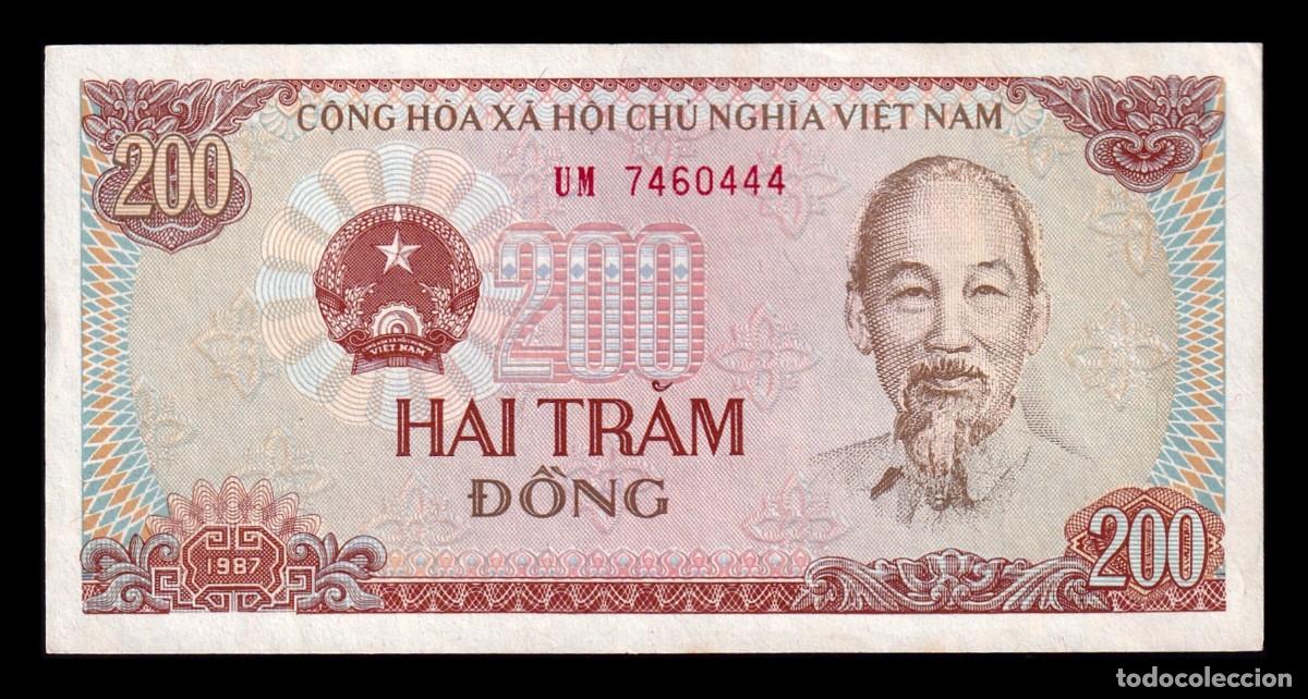 Billetes extranjeros: Vietnam 200 Dong Ho Chi Minh 1987 Pick 100c Sc- aUnc