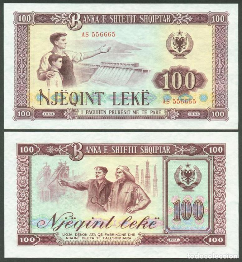 Billetes extranjeros: ALBANIA. 100 leke 1964. Pick 39. S/C.