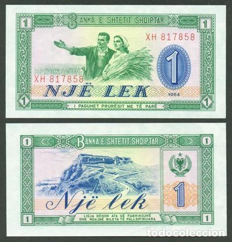 Billetes extranjeros: ALBANIA. 1 lek 1964. Pick 33. S/C.