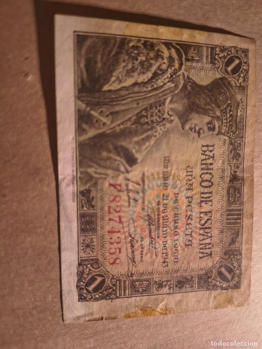 Billetes extranjeros: Billete 1 peseta 1943