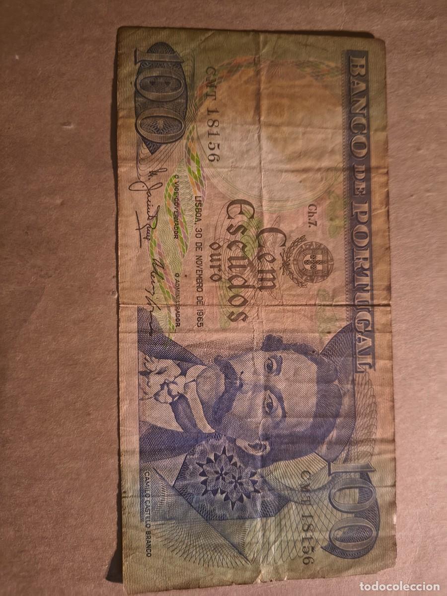 Billetes extranjeros: Billete 100 escudos 1965