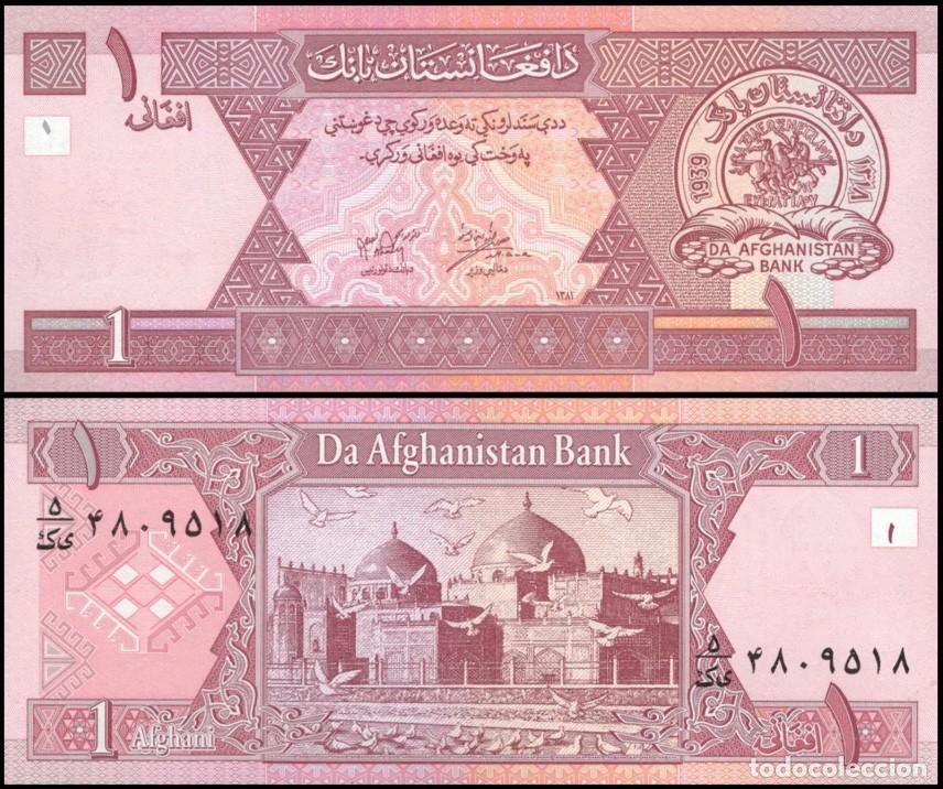 Billetes extranjeros: Nota do Afeganist&atilde;o 1 Afghani 2002 - Pick #64 (UNC