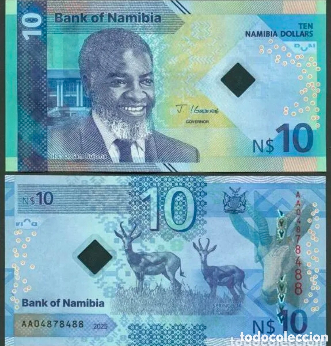 International Banknotes: Billete Namibia original % sin circular