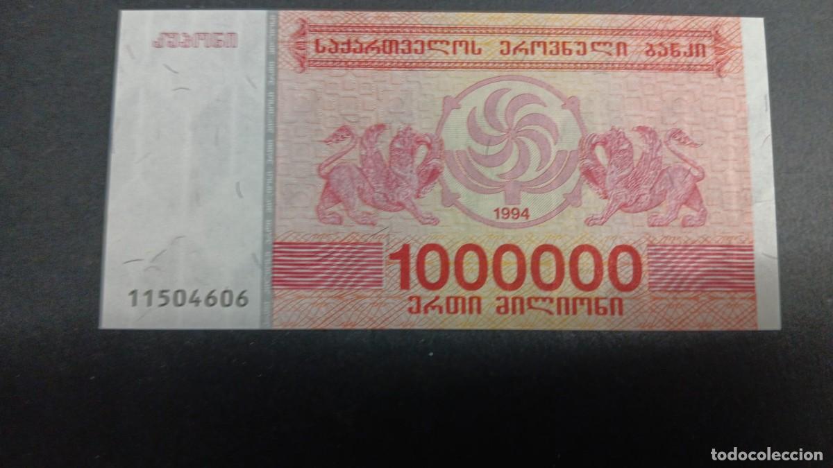 Billetes extranjeros: GEORGIA 1000000 LARIS 1993 S/C P=52