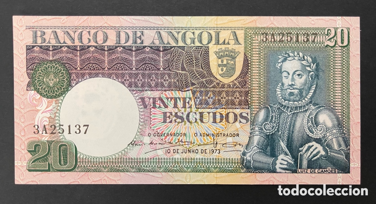 Billetes extranjeros: CMC ANGOLA 20 ESCUDOS 1973 PICK 104 SC