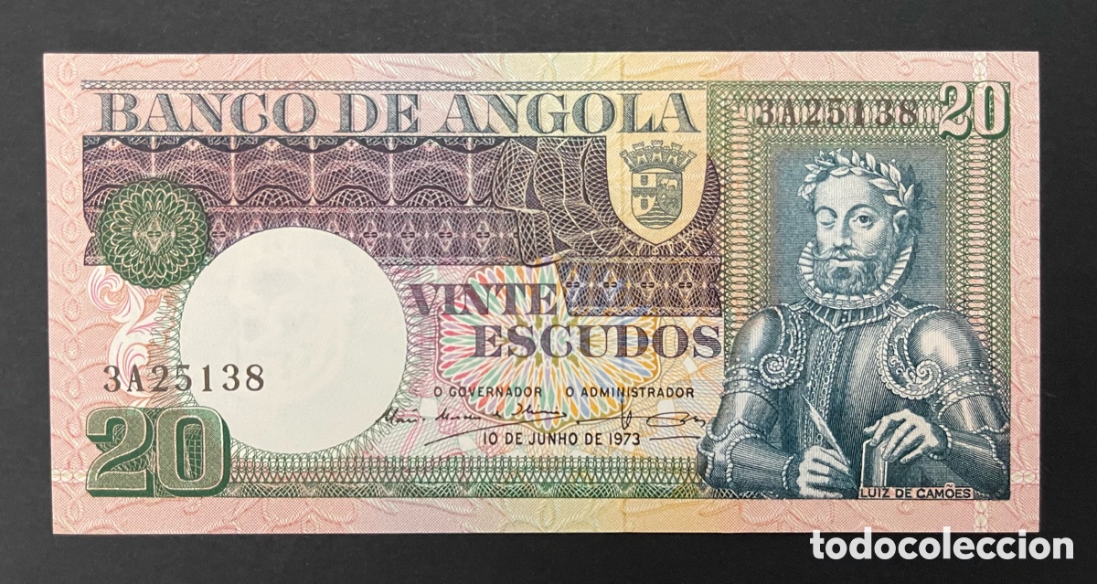 Billetes extranjeros: CMC ANGOLA 20 ESCUDOS 1973 PICK 104 SC
