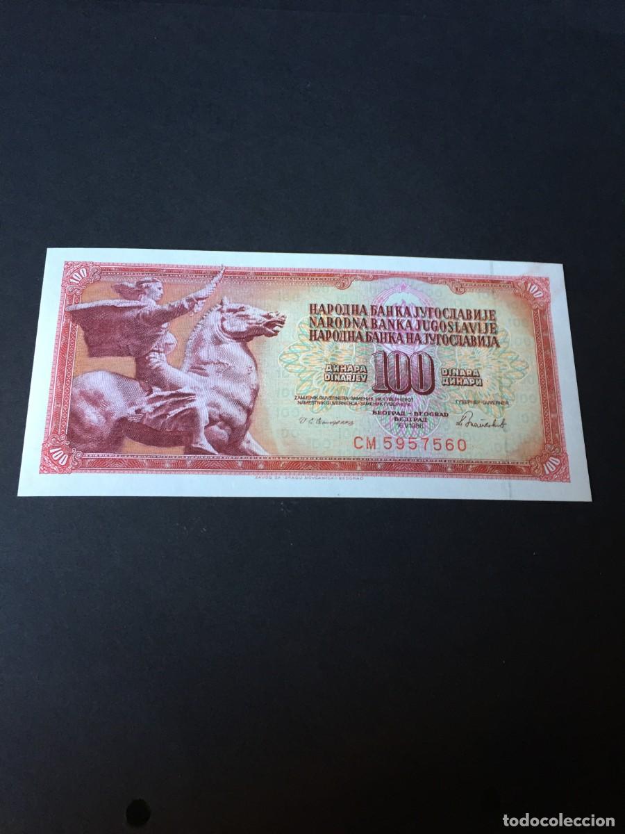 Billetes extranjeros: PRECIOSO BILLETE DE 100 DINARA YUGOSLAVIA A&Ntilde;O 1986 EL DE LAS FOTOS VER TODOS MIS LOTES DE BILLETES