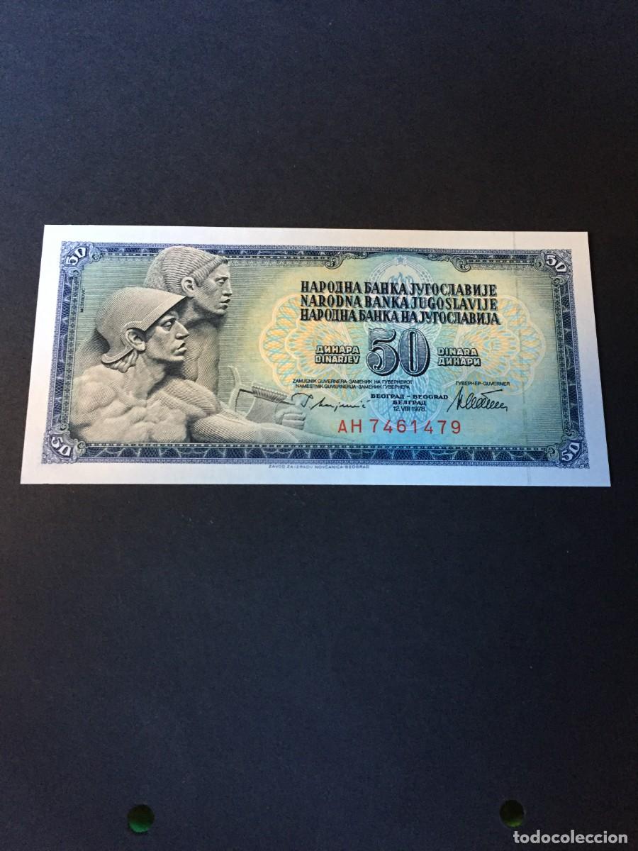 Billetes extranjeros: PRECIOSO BILLETE DE 50 DINARA YUGOSLAVIA A&Ntilde;O 1978 EL DE LAS FOTOS VER TODOS MIS LOTES DE BILLETES