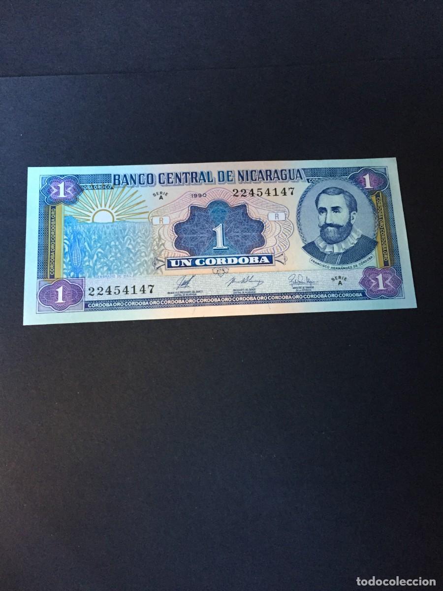 Billetes extranjeros: PRECIOSO BILLETE DE 1 C&Oacute;RDOBA NICARAGUA A&Ntilde;O 1990 EL DE LAS FOTOS VER TODOS MIS LOTES DE BILLETES