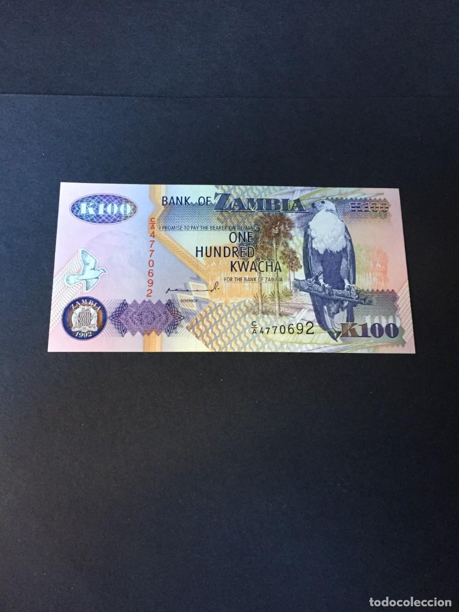 Billetes extranjeros: PRECIOSO BILLETE DE 100 KWACHA A&Ntilde;O 1992 EL DE LAS FOTOS VER TODOS MIS LOTES DE BILLETES