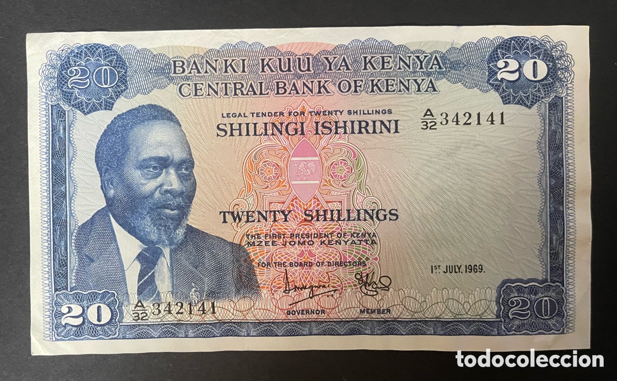 Billetes extranjeros: CMC KENIA (KENYA) 20 CHELINES 1969 PICK 8-A EBC