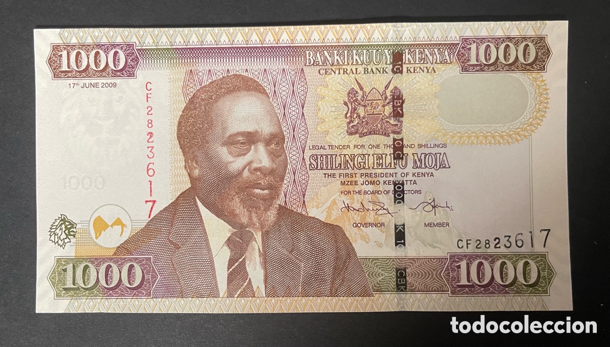 Billetes extranjeros: CMC KENIA (KENYA) 1000 CHELINES 2009 PICK 51-D SC