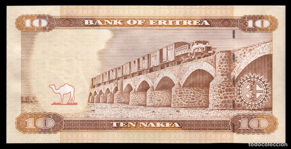 Billetes extranjeros: Eritrea 10 Nakfa 24-5-2012 Pick 11 SC - Foto 3