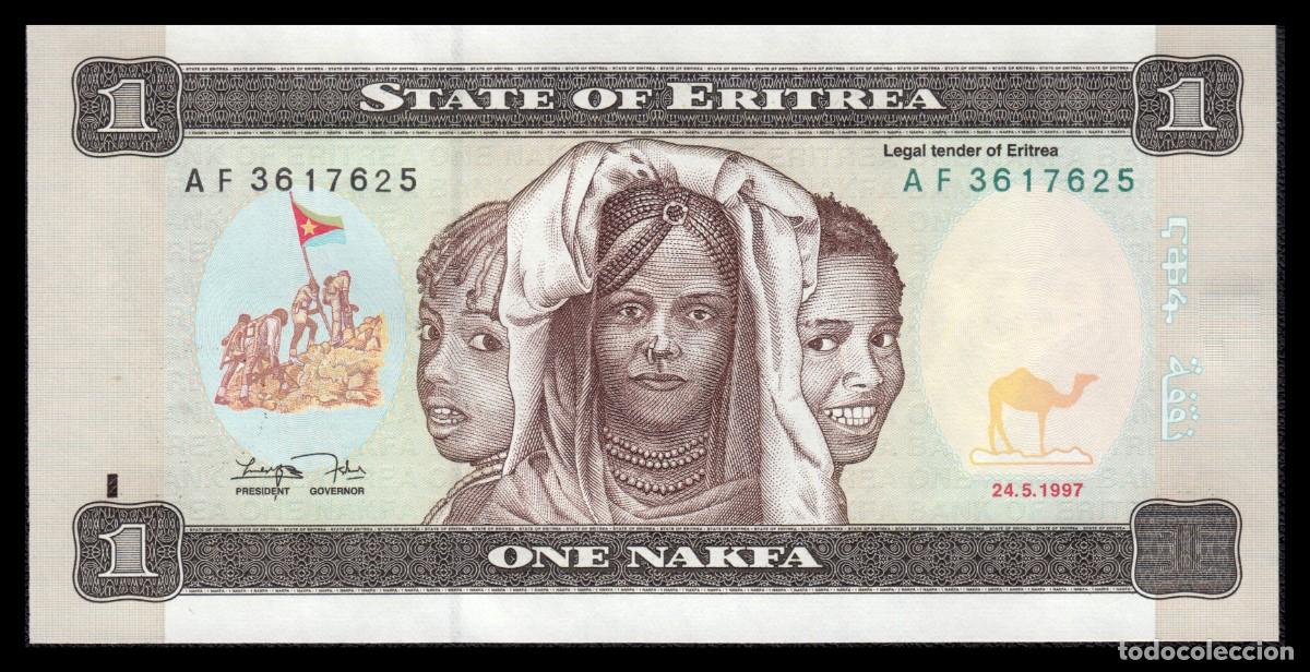 Billetes extranjeros: Eritrea 1 Nakfa 24-5-1997 Pick 1 SC - Foto 2