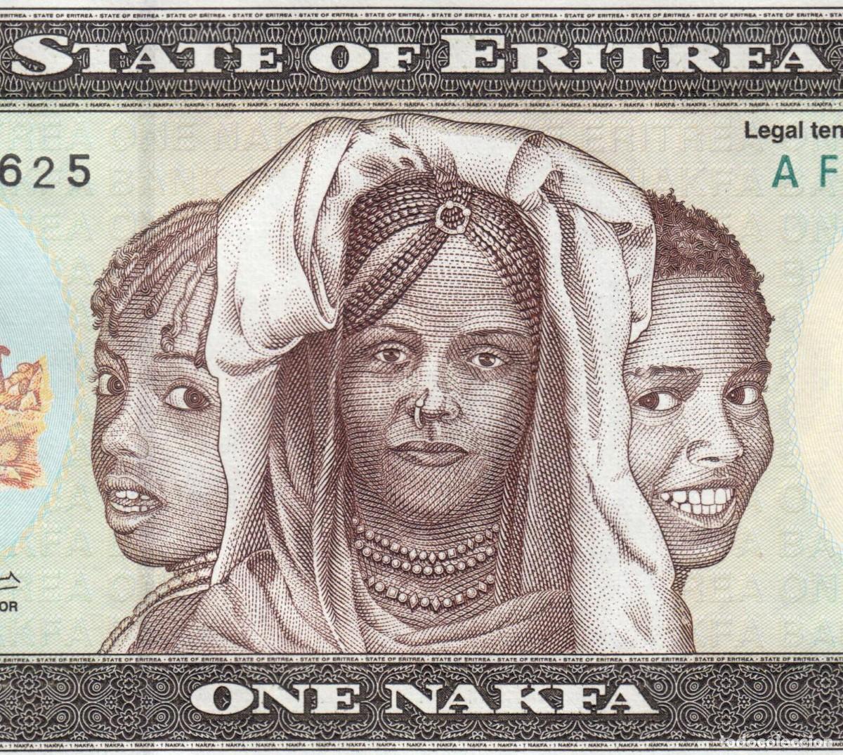 Billetes extranjeros: Eritrea 1 Nakfa 24-5-1997 Pick 1 SC - Foto 4