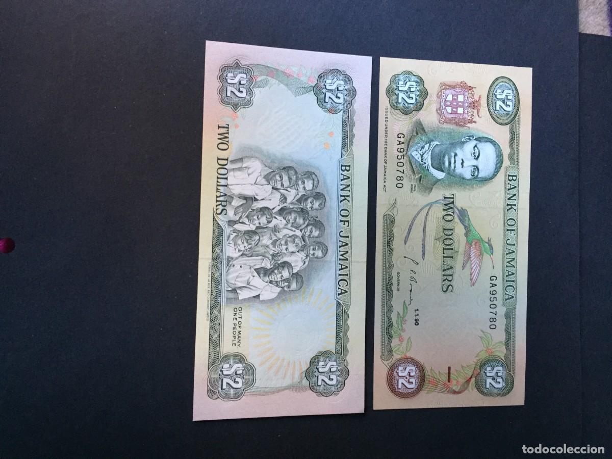 Billetes extranjeros: BILLETE DE 2 D&Oacute;LARES JAMAICA EL DE LAS FOTOS VER TODOS MIS LOTES DE BILLETES