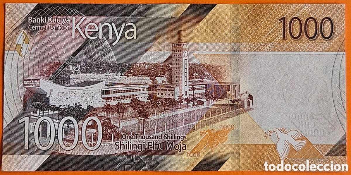 Billetes extranjeros: KENYA, 1000 SHILINGI, 2024. - Foto 2