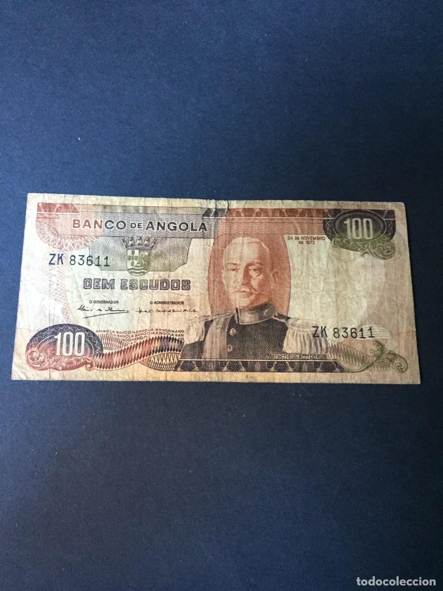 Internationale Banknoten: BILLETE DE 100 ESCUDOS ANGOLA USADO EL DE LAS FOTOS VER TODOS MIS LOTES DE BILLETES