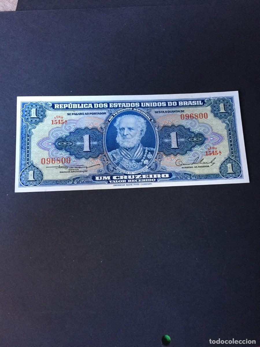 Billetes extranjeros: BILLETE DE 1 CRUZEIROS BRASIL A&Ntilde;O 1952 EL DE LAS FOTOS VER TODOS MIS LOTES DE BILLETES