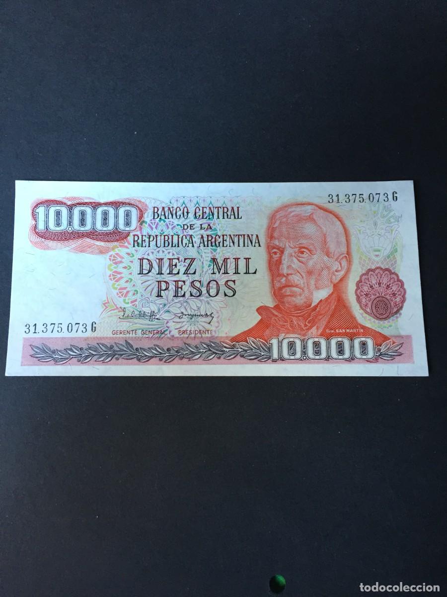 Billetes extranjeros: BILLETE DE 10000 PESOS ARGENTINA EL DE LAS FOTOS VER TODOS MIS LOTES DE BILLETES