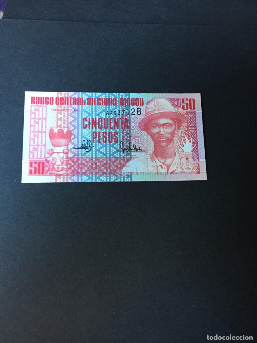 Billetes extranjeros: BILLETE DE 50 PESOS GUINEA BISSAU EL DE LAS FOTOS VER TODOS MIS LOTES DE BILLETES
