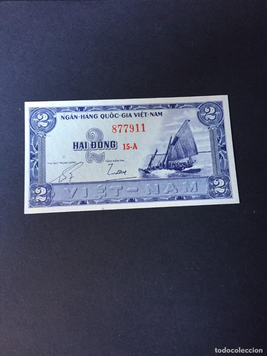 Billetes extranjeros: BILLETE DE 2 HAI DONG VIETNAM EL DE LAS FOTOS VER TODOS MIS LOTES DE BILLETES