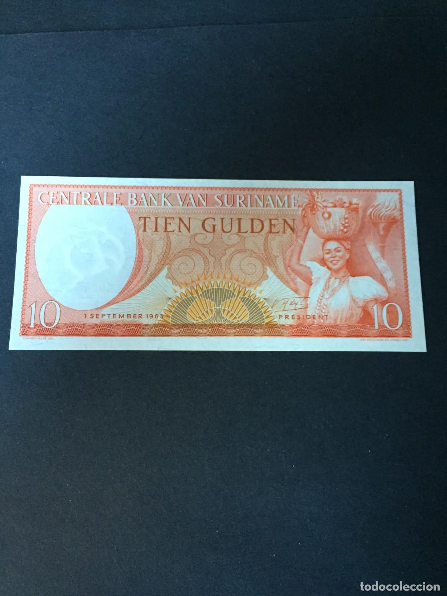 Billetes extranjeros: BILLETE DE 10 GULDEN SURINAM A&Ntilde;O 1963 EL DE LAS FOTOS VER TODOS MIS LOTES DE BILLETES