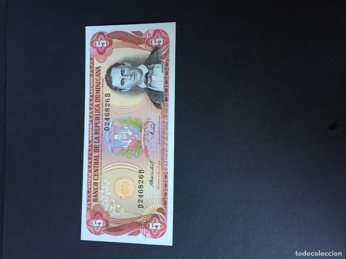 Billetes extranjeros: BILLETE DE 5 PESOS ORO REPUBLICA DOMINICANA EL DE LAS FOTOS VER TODOS MIS LOTES DE BILLETES