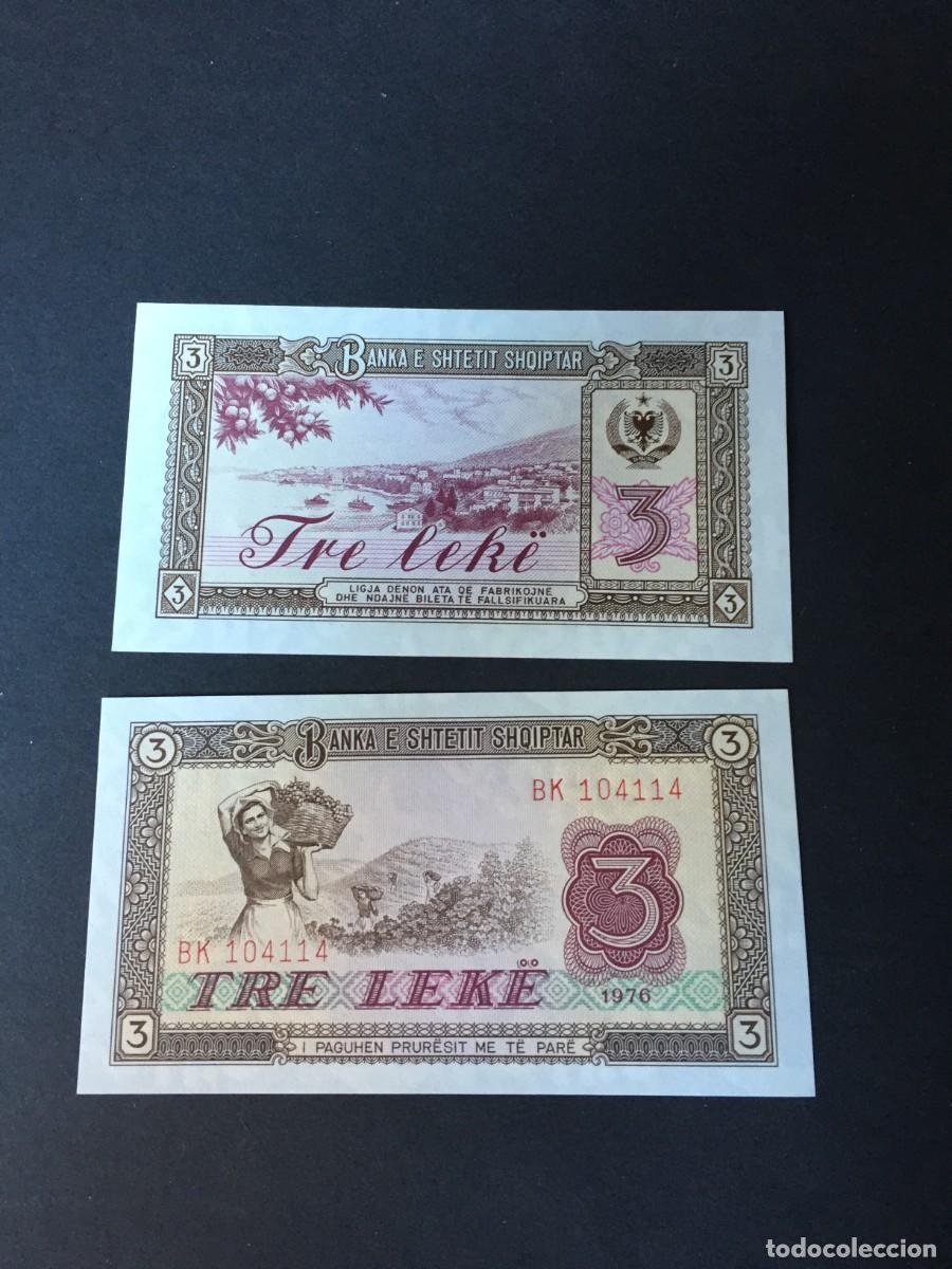 Billetes extranjeros: BILLETE DE 3 LEKE ALBANIA A&Ntilde;O 1976 EL DE LAS FOTOS VER TODOS MIS LOTES DE BILLETES