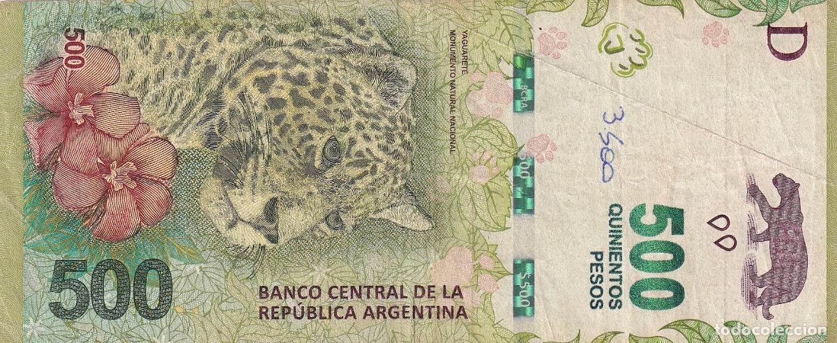 Billetes extranjeros: CRBX0095 BILLETE ARGENTINA 500 PESOS 2016 MBC