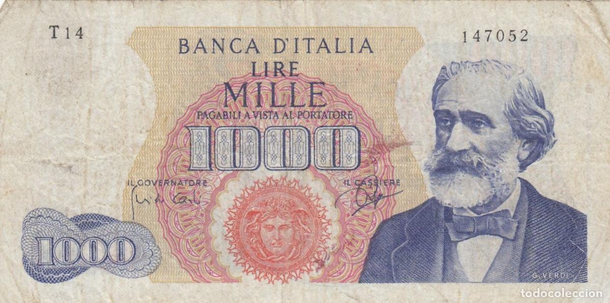 Billetes extranjeros: CRBX0162 BILLETE ITALIA 1000 LIRAS MC