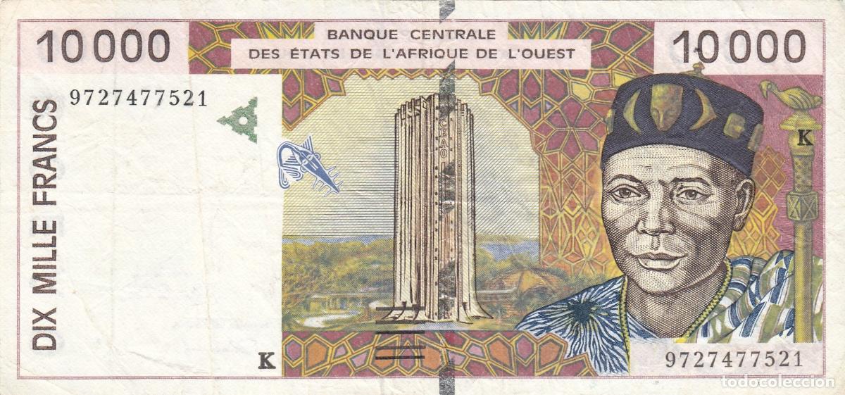 Billetes extranjeros: CRBX0171 BILLETE AFRICA DEL OESTE 10000 FRANCOS MBC