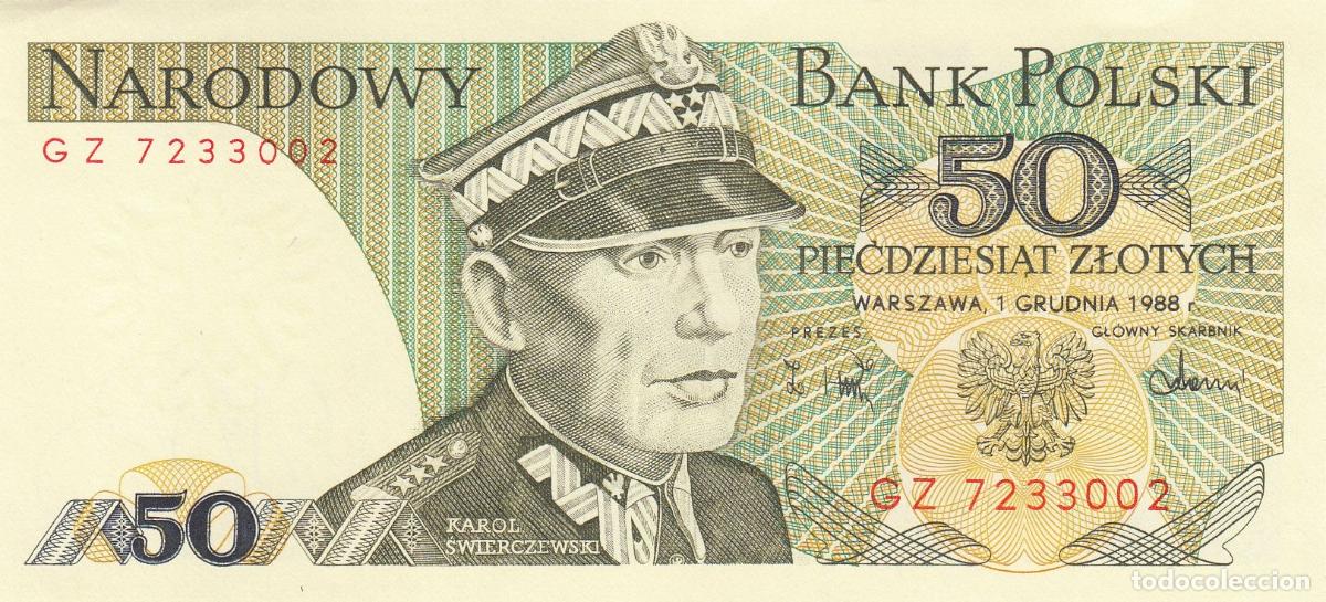 Billetes extranjeros: CRBX0168 BILLETE POLONIA 50 ZLOTYCH 1988 SIN CIRCULAR