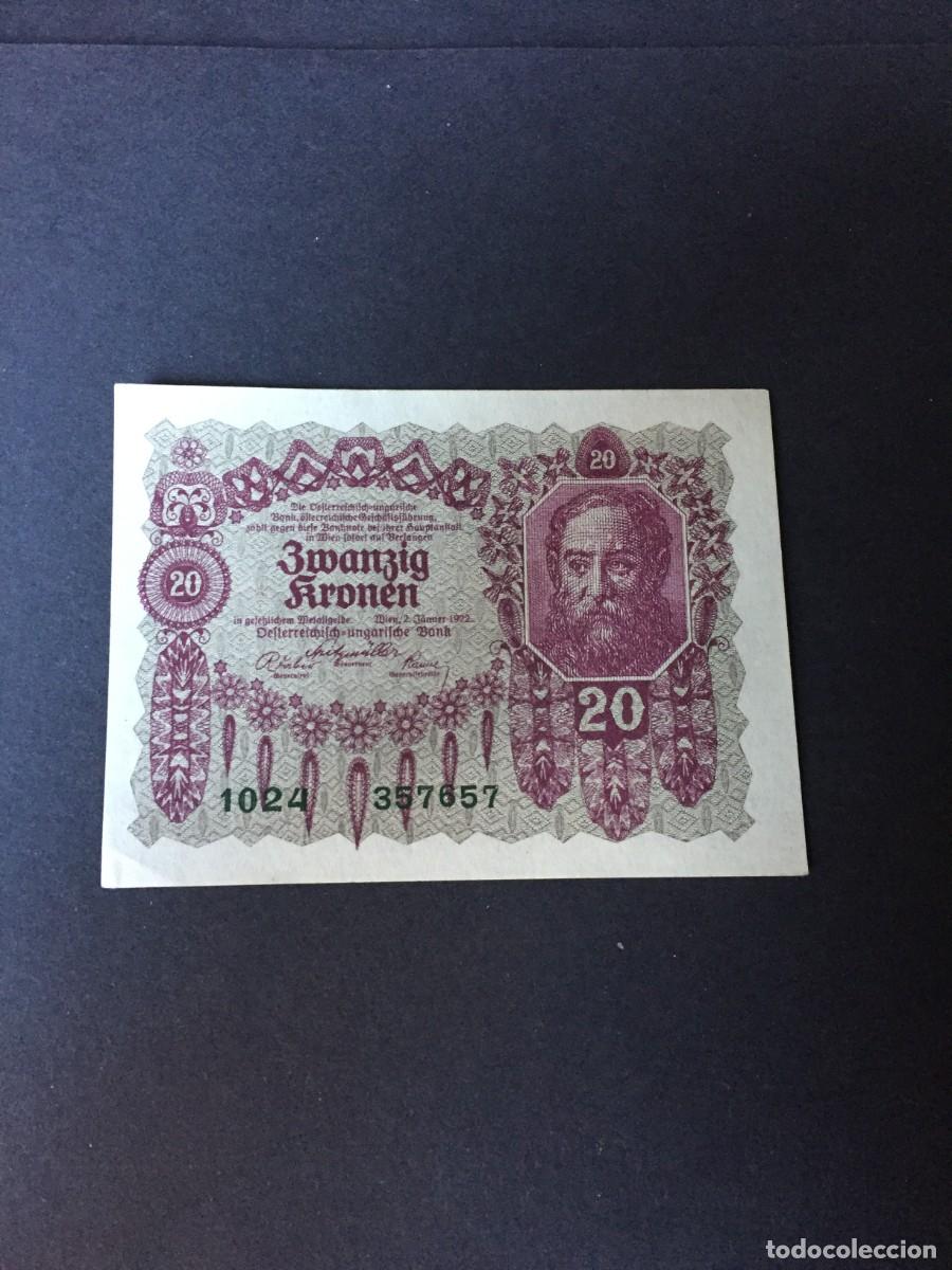 Billetes extranjeros: BILLETE DE 20 CORONAS DE ALEMANIA A&Ntilde;O 1922 EL DE LAS FOTOS VER TODOS MIS LOTES DE BILLETES