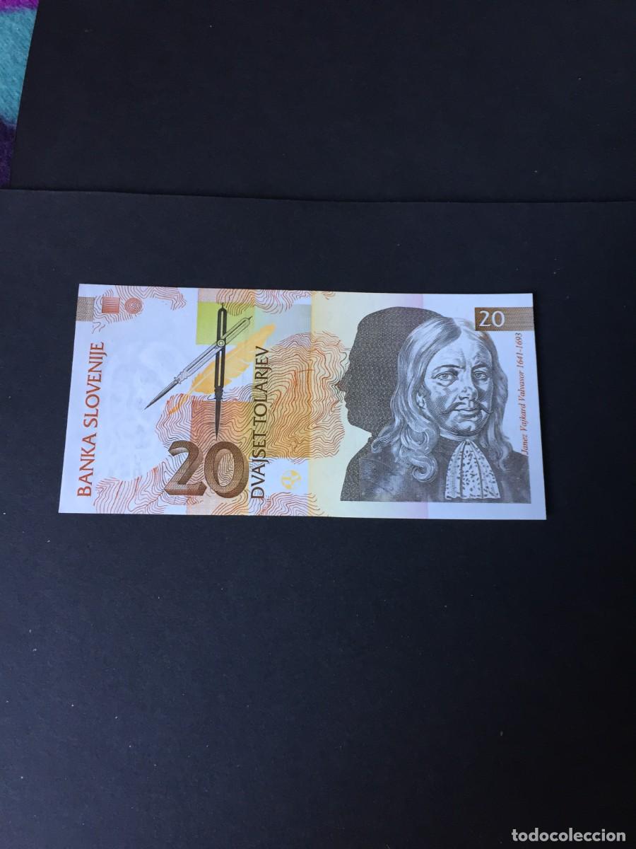 Billetes extranjeros: BILLETE DE 20 TOLARJEV DE ESLOVENIA A&Ntilde;O 1992 EL DE LAS FOTOS VER TODOS MIS LOTES DE BILLETES