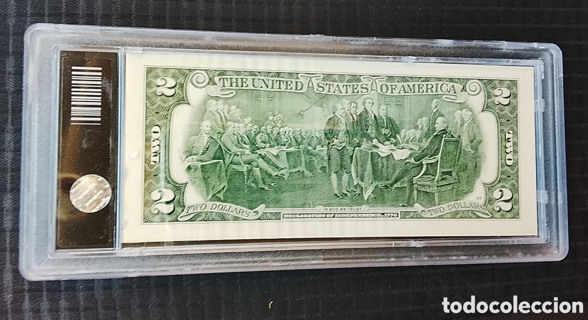 Billetes extranjeros: Billete 2 d&oacute;lares Pennsylvania - Foto 2