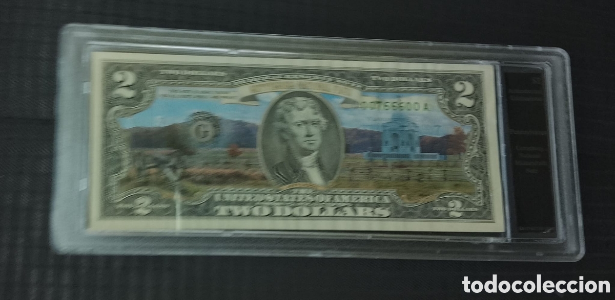 Billetes extranjeros: Billete 2 d&oacute;lares Pennsylvania - Foto 1