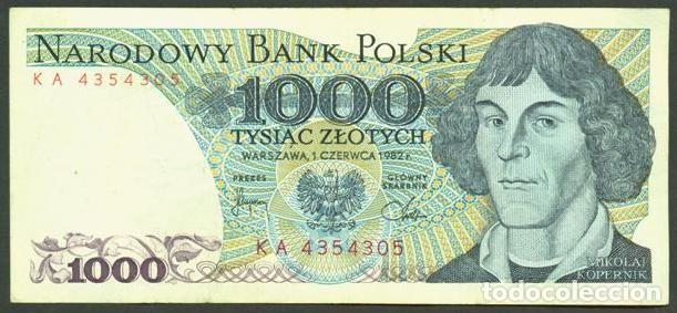 International Banknotes: POLONIA (POLAND). 1000 zlotych 1982. Pick 146 c.