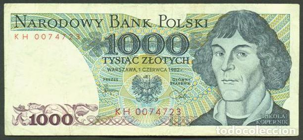 International Banknotes: POLONIA (POLAND). 1000 zlotych 1982. Pick 146 c.