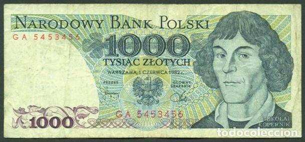 International Banknotes: POLONIA (POLAND). 1000 zlotych 1982. Pick 146 c.