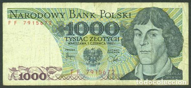 Banconote internazionali: POLONIA (POLAND). 1000 zlotych 1982. Pick 146 c.